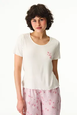 Chloe Short-Sleeve Shirt & Pants Set PN2P38Q026IY