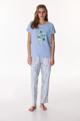 Sardines Pants Pajama Set PN4SF34226IY
