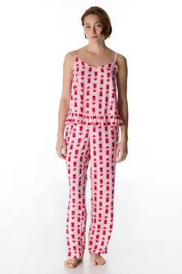 Carrie Sleeveless Shirt & Pants Set PN79R88226IY