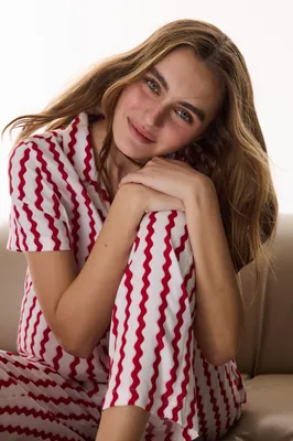 Aria Short Sleeve Shirt Trousers Set PN79RQ9K26IY