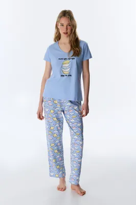 Pillow Days Pants Pajama Set PNQCCVQO26IY